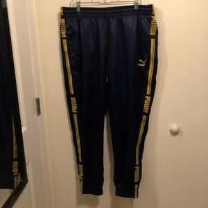 Blue and Gold Men’s Puma Sweatpants